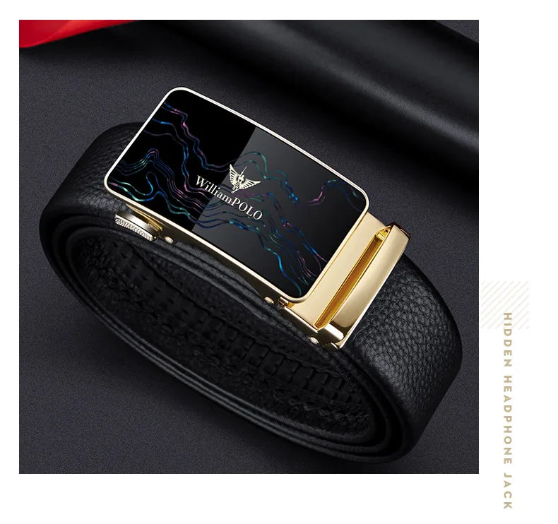 Ceinture en Cuir de Vachette Business WILLIAMPOLO Ma boutique