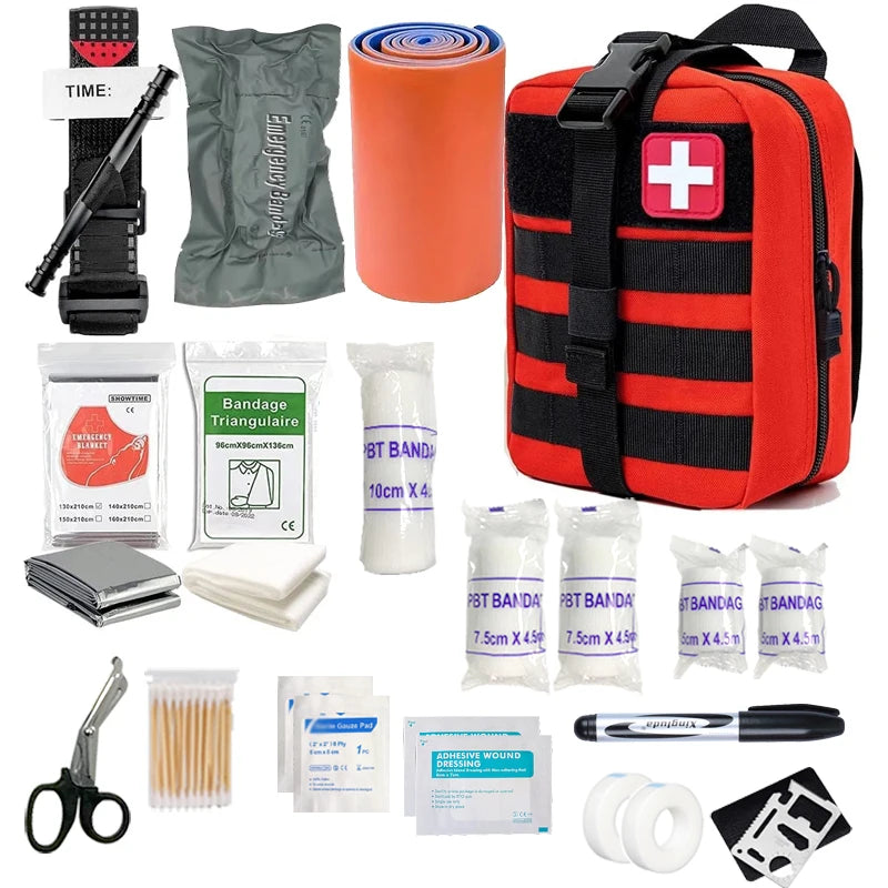 Kit de premiers secours IFAK – Noir ou rouge
