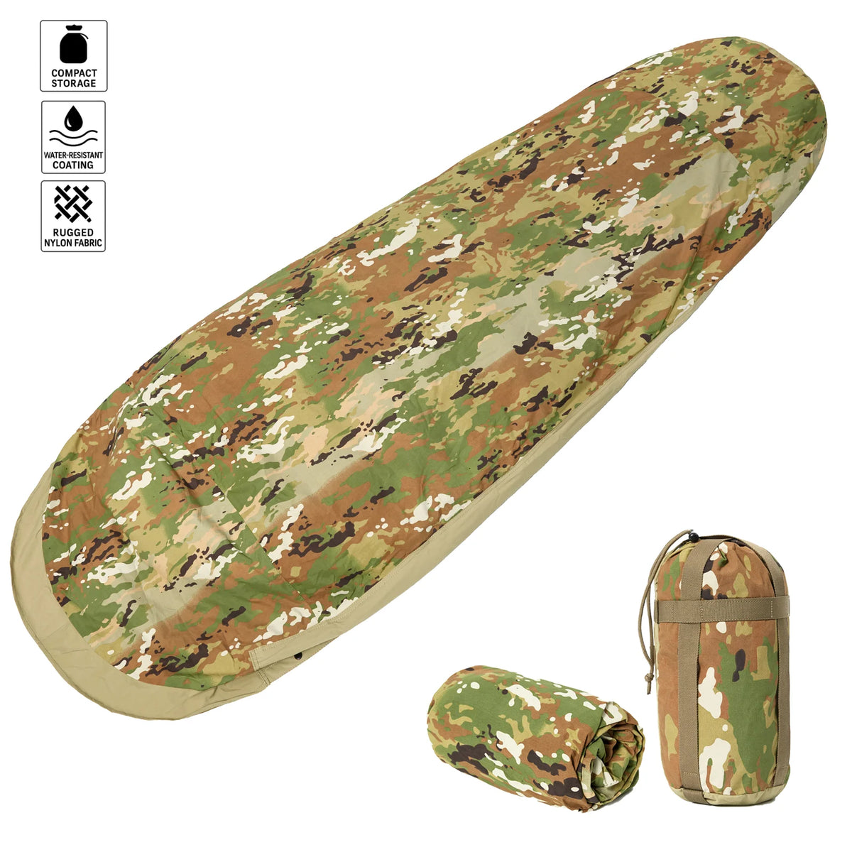 Housse de bivouac en nylon 220 × 90 cm – Sur-sac de couchage