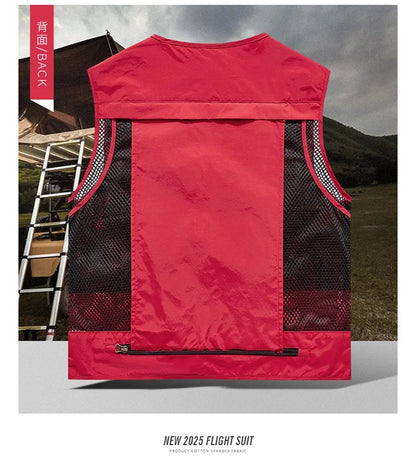 Gilet Tactique Homme Été – 14 Poches, Mesh Respirant - BLACKBEARD OUTDOOR INDUSTRIES