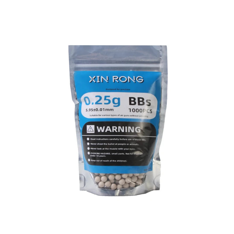 1000 Rounds Airsoft 6mm BBs Ma boutique