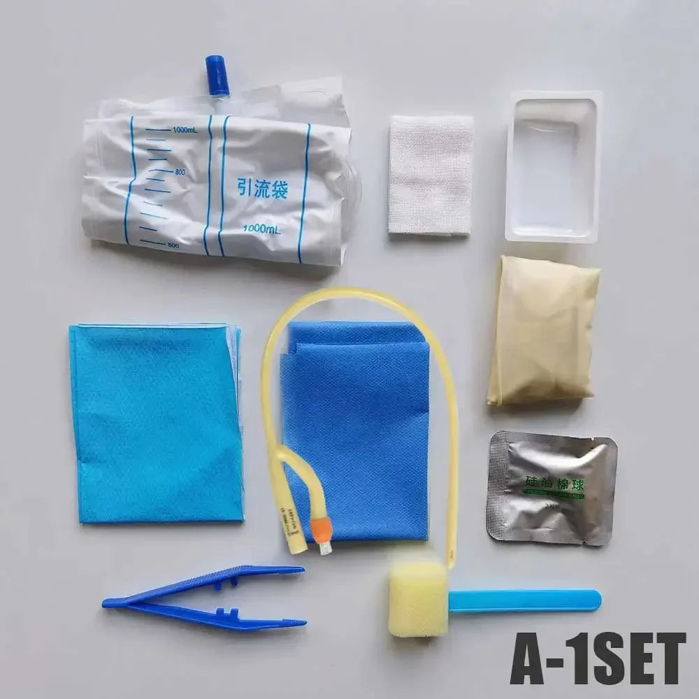 Kit de Cathétérisme Urétral Médical - Cathéter Urinaire à Double Lumière en Latex - Tube de Drainage Urinaire pour Adultes (Hommes et Femmes) Après Chirurgie - BLACKBEARD OUTDOOR INDUSTRIES