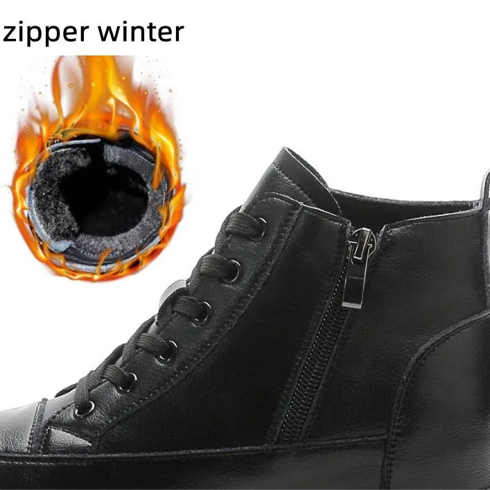 Bottines compensées femme noires à semelle épaisse