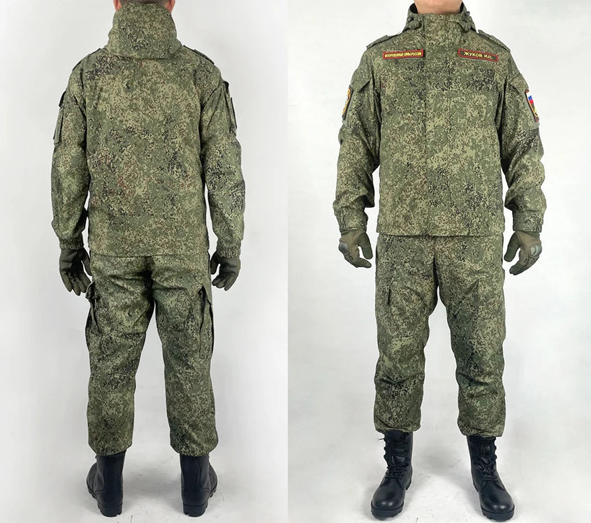 Ensemble Uniforme Militaire Russe VKBO LV5 Camouflage EMR – Veste + Pantalon Homme - BLACKBEARD OUTDOOR INDUSTRIES
