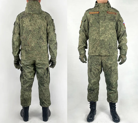 Ensemble Uniforme Militaire Russe VKBO LV5 Camouflage EMR – Veste + Pantalon Homme - BLACKBEARD OUTDOOR INDUSTRIES