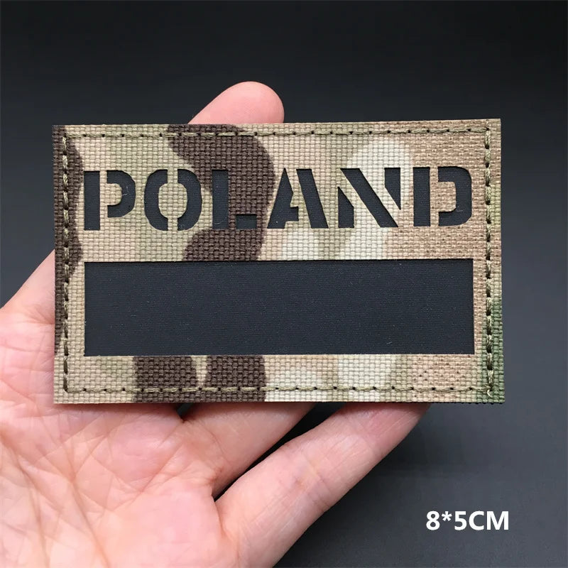 Patches Drapeaux Nationaux 3D Multicam – Réfléchissant IR, Découpe Laser, Hook & Loop | Tactique, Airsoft, DIY | 45+ Pays - BLACKBEARD OUTDOOR INDUSTRIES