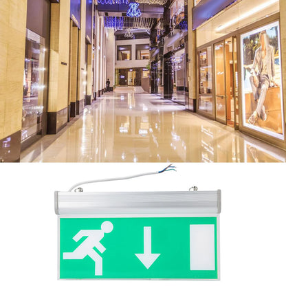 Panneau Sortie de Secours LED Acrylique 110-220V — Signalisation Évacuation - BLACKBEARD OUTDOOR INDUSTRIES