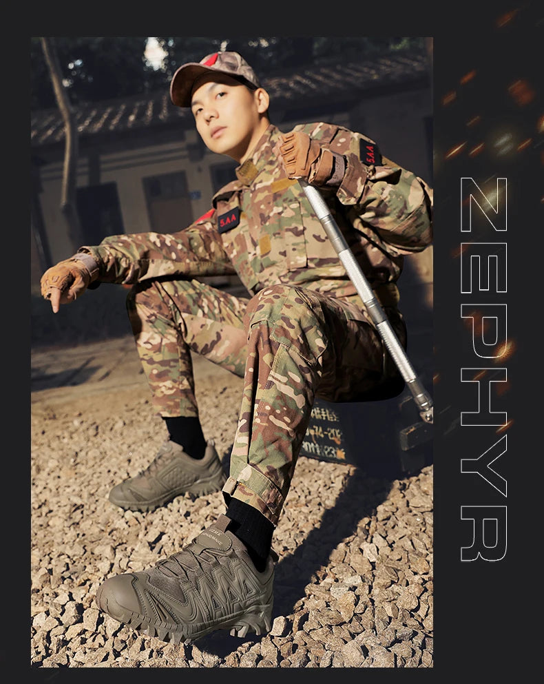 Bottes Tactiques Homme 610 – Zippées & Anti-Dérapantes - BLACKBEARD OUTDOOR INDUSTRIES