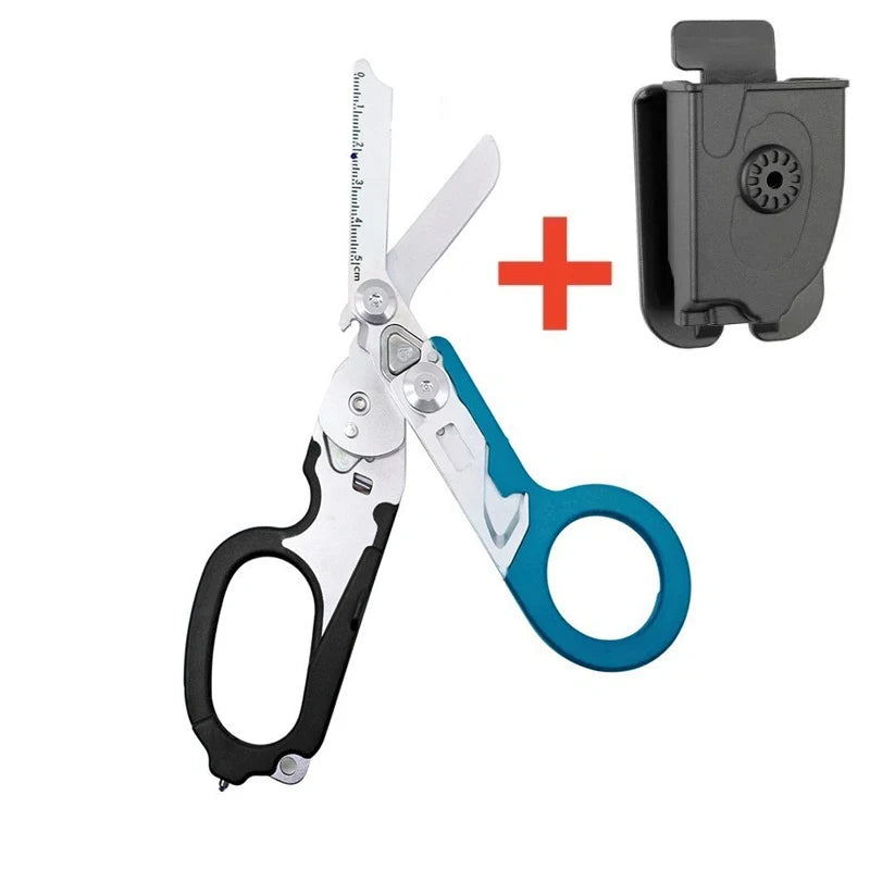 Ciseaux de secours pliants – Coupe-ceinture et brise-vitre