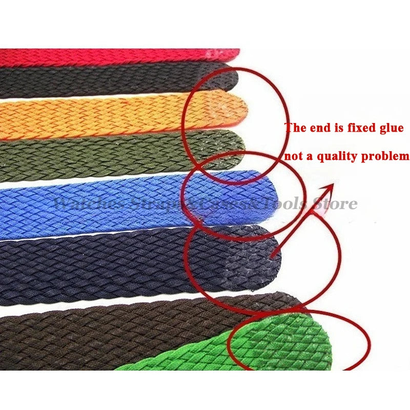 Bracelet de Montre en Toile Nylon Tissée – Compatible avec Omega, Seiko, Samsung, Huawei et Autres Montres - BLACKBEARD OUTDOOR INDUSTRIES
