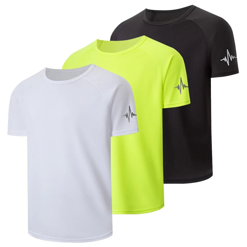 T-shirt Homme Imprimé Séchage Rapide | Respirant Manches Courtes | Coupe Ample Grande Taille | Lot de 1, 3 ou 4 - BLACKBEARD OUTDOOR INDUSTRIES