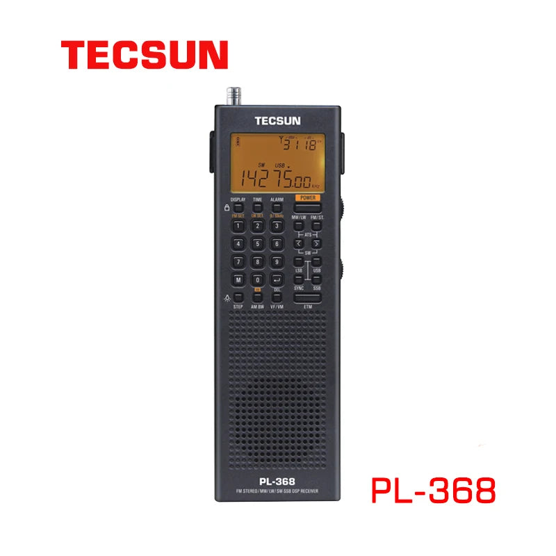 Radio Portable Tecsun PL-368 - Récepteur Multibande FM/MW/SW/LW/SSB