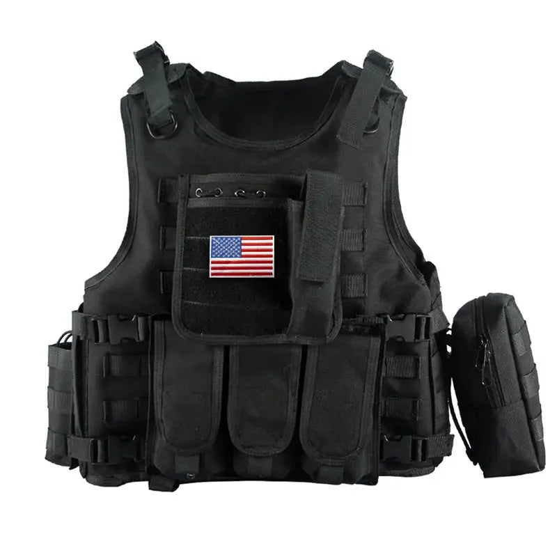 Gilet Tactique Porte-Plaque YAKEDA E88005 – Usage Professionnel & Airsoft Ma boutique