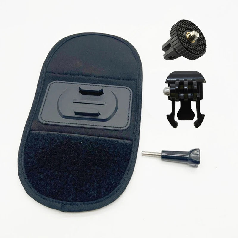 Support de Caméra 360° pour Bandoulière de Sac à Dos - Fixation pour GoPro, DJI Action, Insta360 et Plus BLACKBEARD OUTDOOR INDUSTRIES