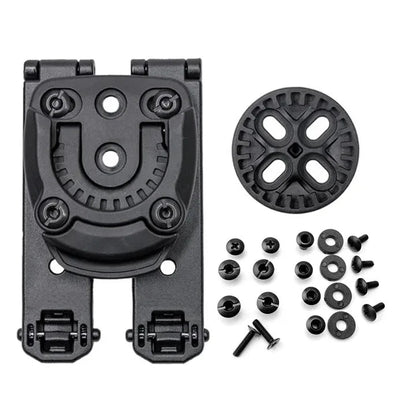 Système de Montage Rapide Tek-Mount MINI CNC Personnalisé pour Étui, Clip de Ceinture, et Équipement Tek-Lok BLACKBEARD OUTDOOR INDUSTRIES