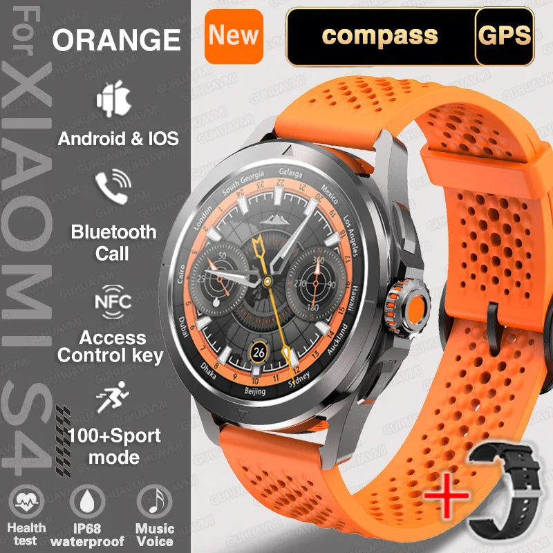 Xiaomi S4 Ultra – Montre Connectée Sport Outdoor avec GPS, NFC, Écran AMOLED, Appels Bluetooth, Suivi Santé Complet - BLACKBEARD OUTDOOR INDUSTRIES