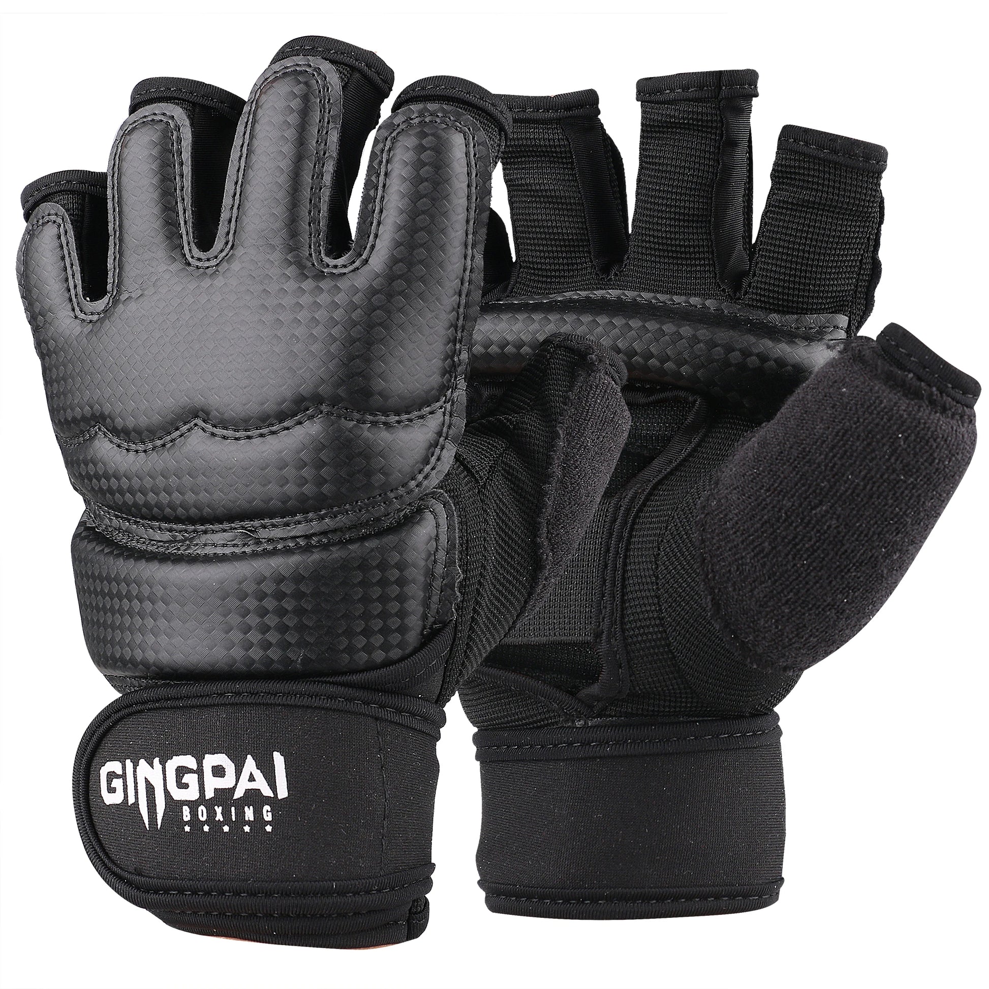 Gants de Boxe Demi-Doigts – MMA / Sanda / Taekwondo / Karaté – Cuir PU – Adulte & Enfant - BLACKBEARD OUTDOOR INDUSTRIES