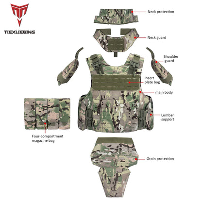 Porte-plaques tactique en nylon 1000D avec système MOLLE laser