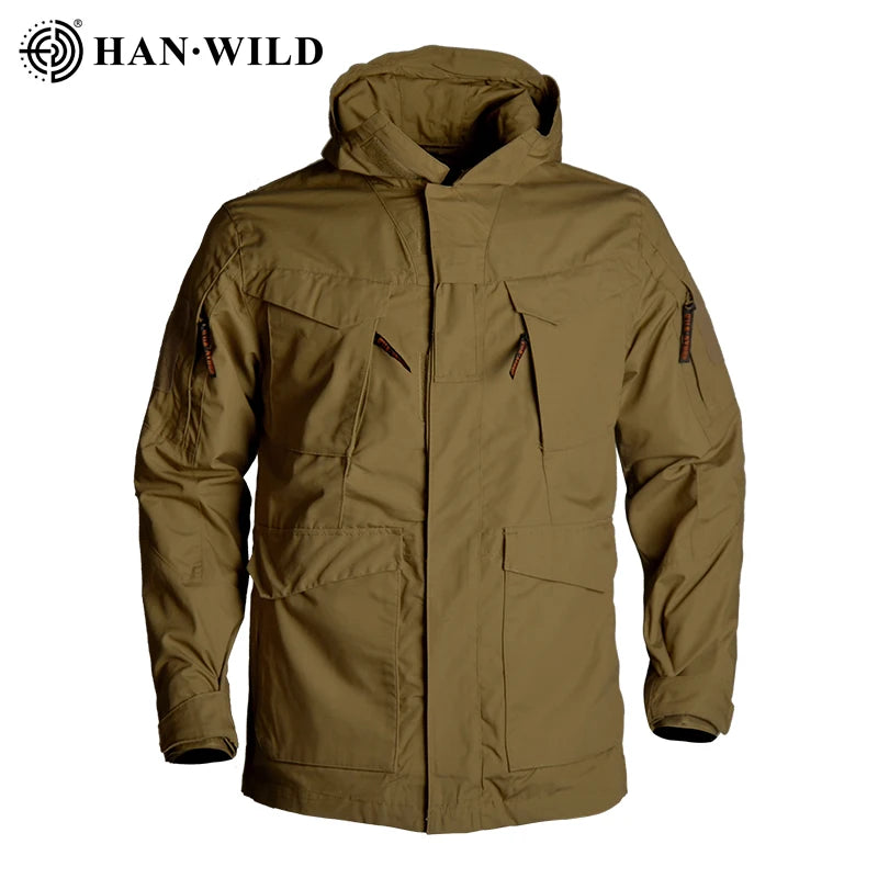 Veste Tactique M65 Camouflage Homme – Veste de Randonnée Imperméable avec Capuche - BLACKBEARD OUTDOOR INDUSTRIES