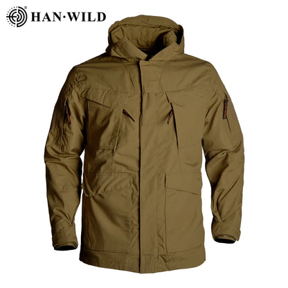 Veste Tactique M65 Camouflage Homme – Veste de Randonnée Imperméable avec Capuche - BLACKBEARD OUTDOOR INDUSTRIES