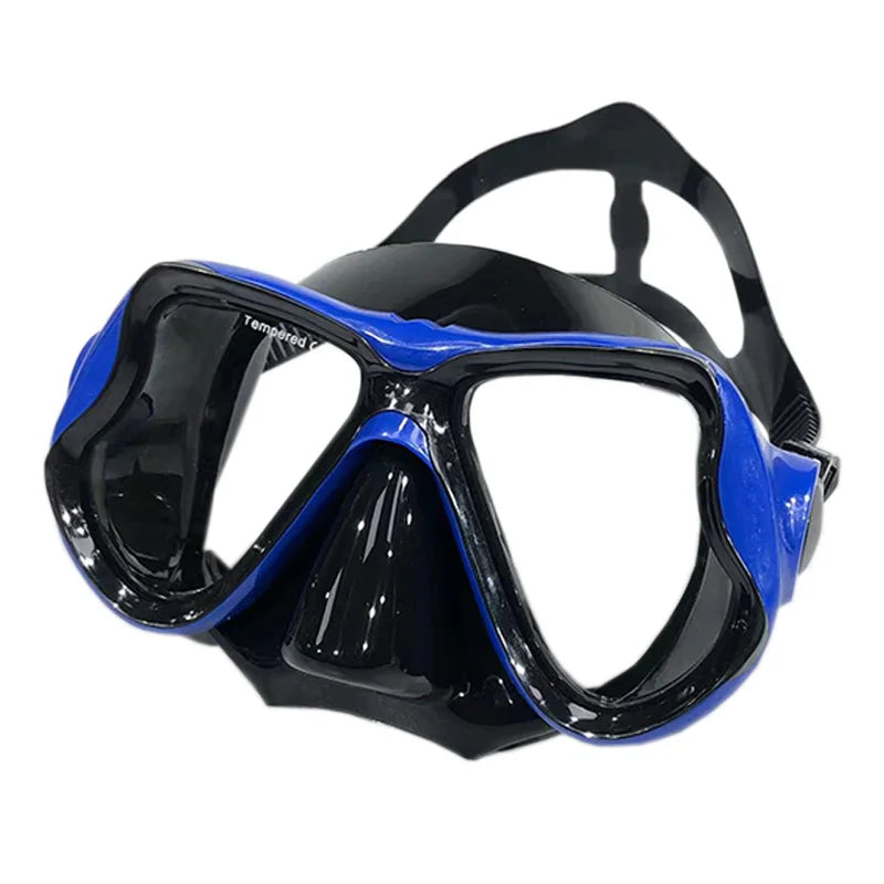 Masque de plongée et snorkeling adulte en verre trempé