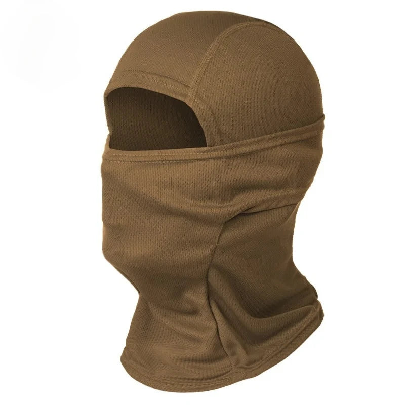 Cagoule intégrale en mesh respirant, protection visage outdoor