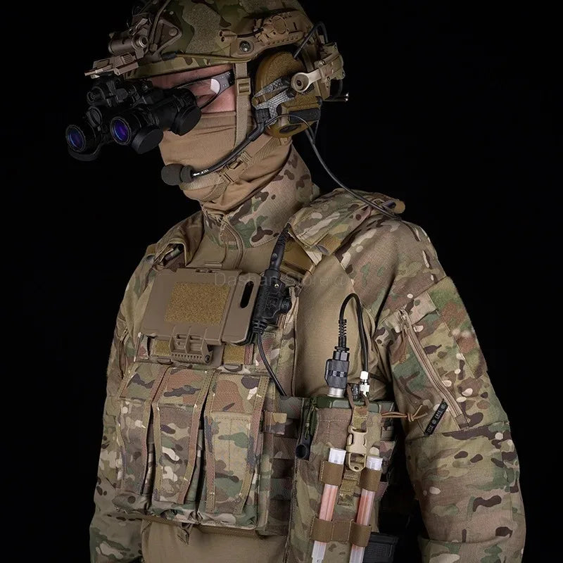 Gilet Tactique AVS MBAV Plate Carrier – Gilet Modulaire Adaptatif à Libération Rapide, Confortable, avec Système MOLLE – Airsoft, Entraînement, Chasse et Combat BLACKBEARD OUTDOOR INDUSTRIES