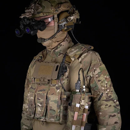 Gilet Tactique AVS MBAV Plate Carrier – Gilet Modulaire Adaptatif à Libération Rapide, Confortable, avec Système MOLLE – Airsoft, Entraînement, Chasse et Combat BLACKBEARD OUTDOOR INDUSTRIES