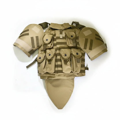 gilet tactique airsoft otv MOLLE – porte-plaques 800D réglable avec poches, idéal paintball & entraînement outdoor - BLACKBEARD OUTDOOR INDUSTRIES