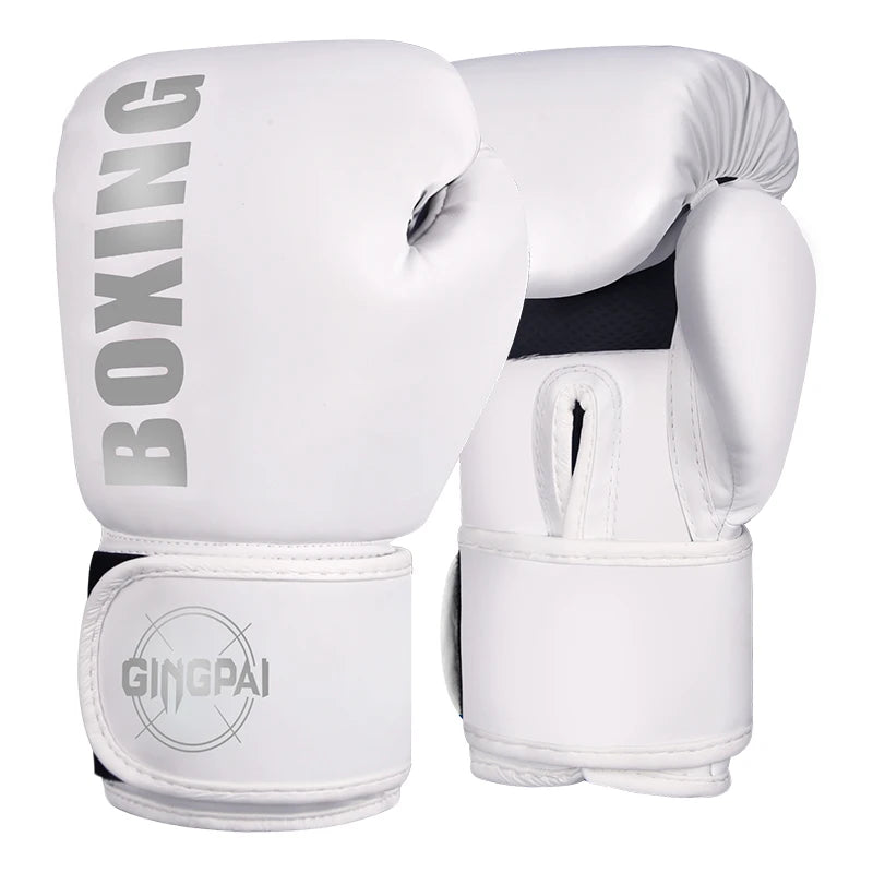 Gants de Boxe Cuir PU – MMA / Muay Thai / Sanda – 6 8 10 12 oz – Adulte & Enfant Unisexe - BLACKBEARD OUTDOOR INDUSTRIES