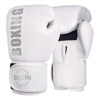 Gants de Boxe Cuir PU – MMA / Muay Thai / Sanda – 6 8 10 12 oz – Adulte & Enfant Unisexe - BLACKBEARD OUTDOOR INDUSTRIES
