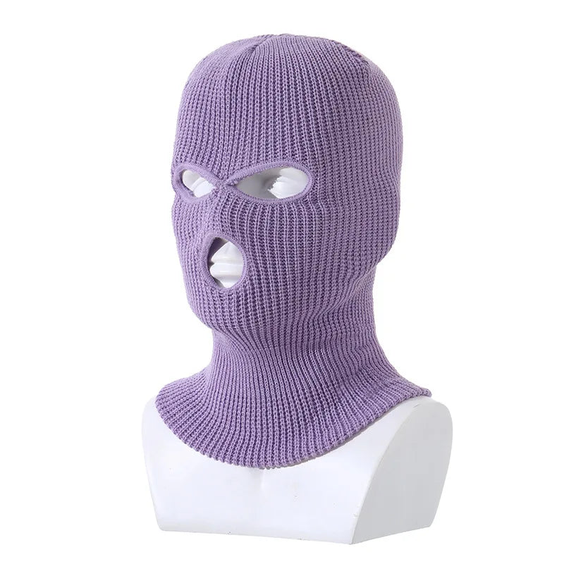 Balaclava cagoule trois trous en fibre acrylique Ma boutique