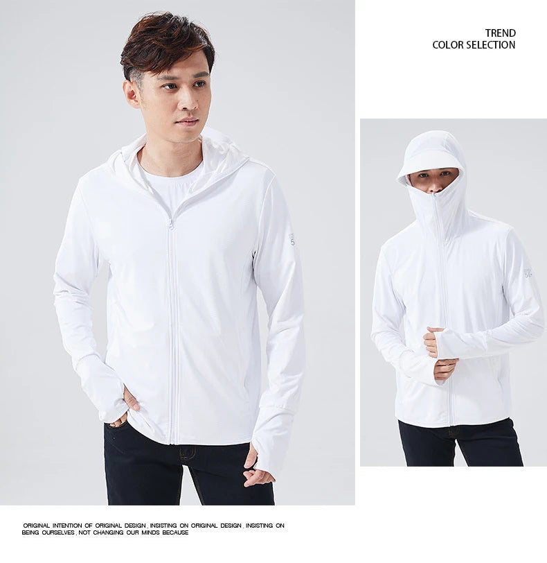 Veste Anti-UV Unisexe à Séchage Rapide | Veste Légère Outdoor à Capuche – Modèle LNGXO - BLACKBEARD OUTDOOR INDUSTRIES