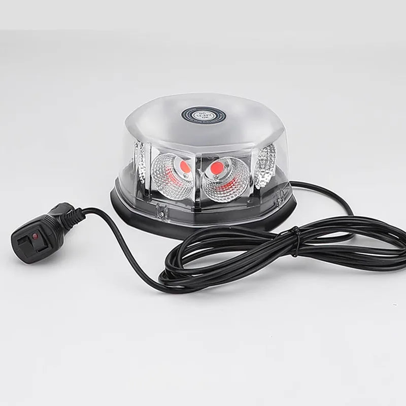 Rampe Gyrophare LED Police & Urgence — Stroboscopique 48W 12V/24V Magnétique - BLACKBEARD OUTDOOR INDUSTRIES
