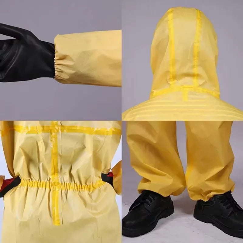 Combinaison de Protection Chimique Anti-Acide & Anti-Alcali avec Chapeau - BLACKBEARD OUTDOOR INDUSTRIES