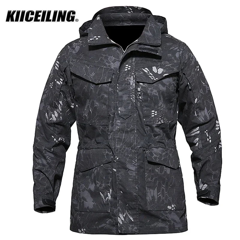 Veste Tactique M65 Multicam – KIICEILING Imperméable, Coupe-Vent, Camouflage Militaire | Hommes & Femmes - BLACKBEARD OUTDOOR INDUSTRIES