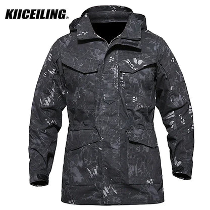 Veste Tactique M65 Multicam – KIICEILING Imperméable, Coupe-Vent, Camouflage Militaire | Hommes & Femmes - BLACKBEARD OUTDOOR INDUSTRIES