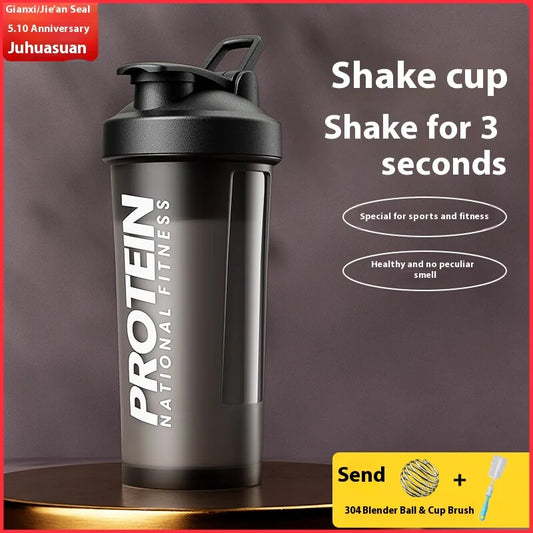 Shaker Fitness Sans BPA — Mixage Poudres & Milk-Shake | Musculation, Sport & Quotidien | Réutilisable Éco-Responsable | Homme & Femme | 400ml & 600ml | 6 Coloris