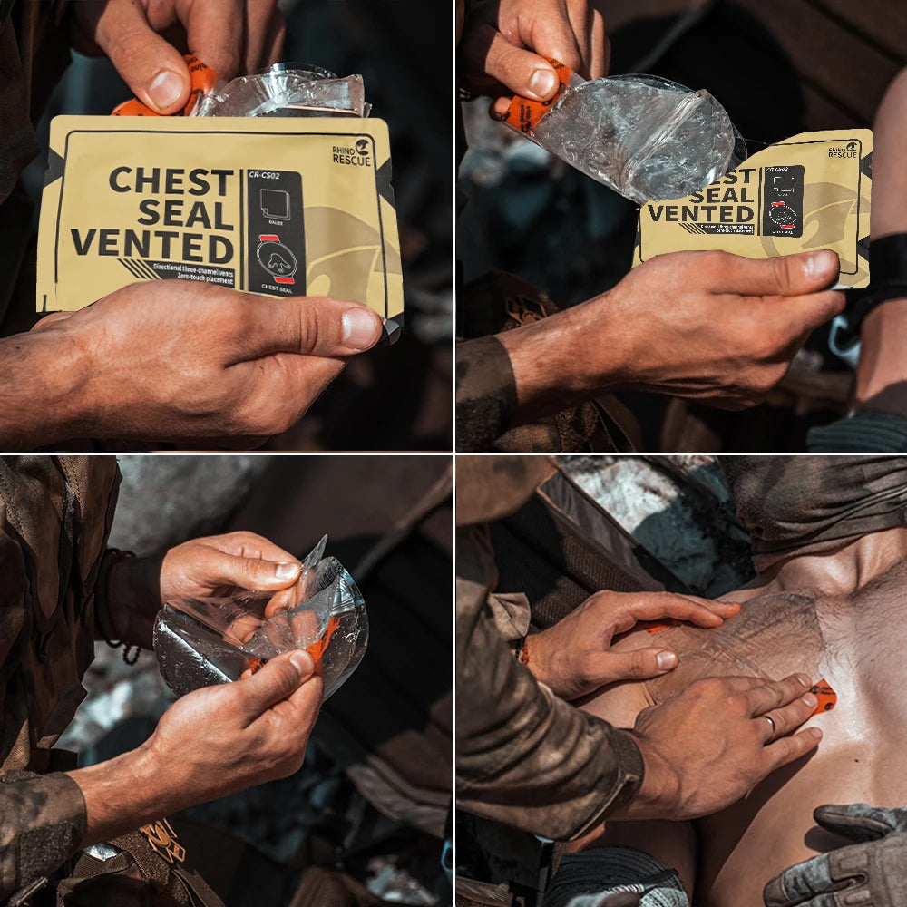 Kit Trauma RHINO RESCUE IFAK – Secours Tactique & Contrôle Hémorragie 4 à 17 Pièces