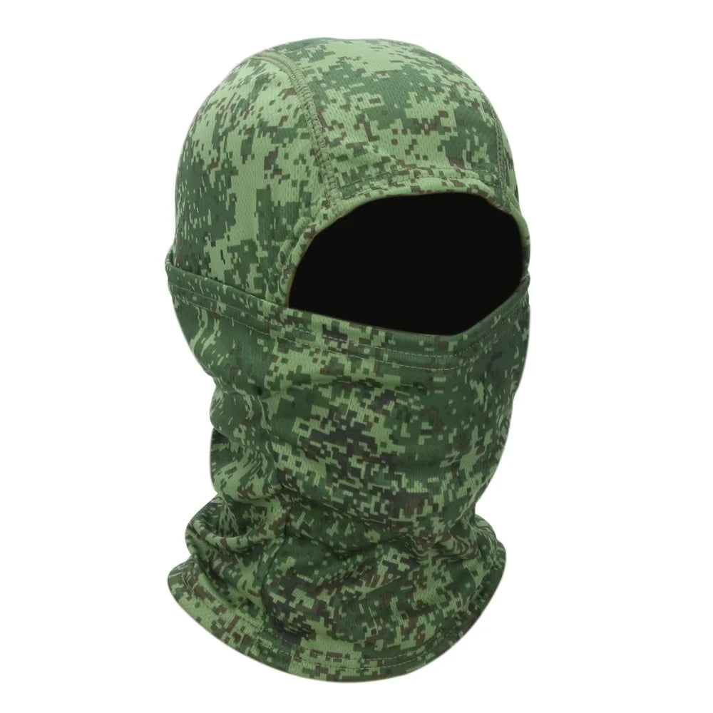 Cagoule Camouflage Multifonction – Masque Intégral Moto, Ski, Chasse, Randonnée
