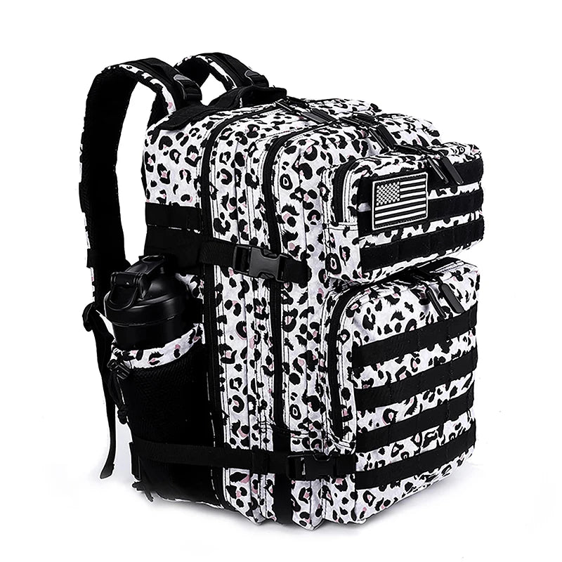 Sac à dos tactique 45 L avec système MOLLE et compartiment PC