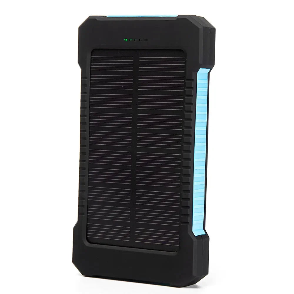Power Bank Solaire 20 000mAh Étanche – Chargeur d'Urgence avec LED SOS & Boussole - BLACKBEARD OUTDOOR INDUSTRIES