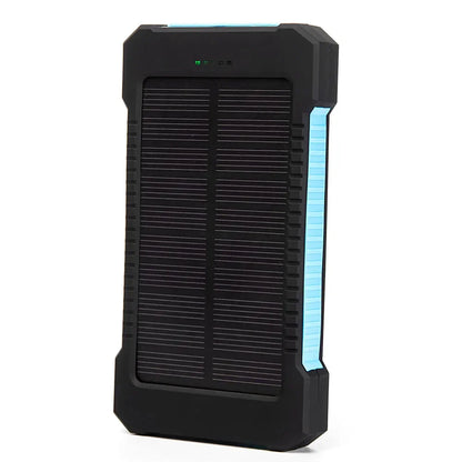 Power Bank Solaire 20 000mAh Étanche – Chargeur d'Urgence avec LED SOS & Boussole - BLACKBEARD OUTDOOR INDUSTRIES