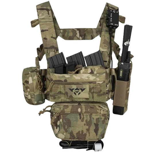 YAKEDA – Chest Rig Tactique Modulaire | Gilet Mini-Rig Léger avec Système de Dégagement Rapide Ma boutique