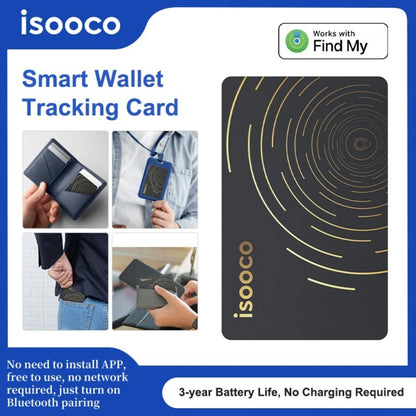 Isooco Bluetooth Tracker - Localisateur Intelligent Anti-perte, Utilisation avec "Find My" (Uniquement iOS) BLACKBEARD OUTDOOR INDUSTRIES