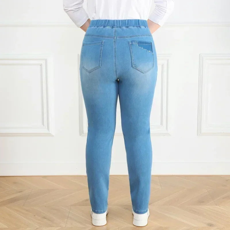 Jean Femme Grande Taille Taille Haute Slim – 2XL à 9XL jusqu'à 150 kg