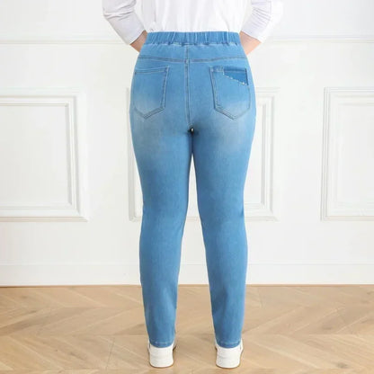 Jean Femme Grande Taille Taille Haute Slim – 2XL à 9XL jusqu'à 150 kg