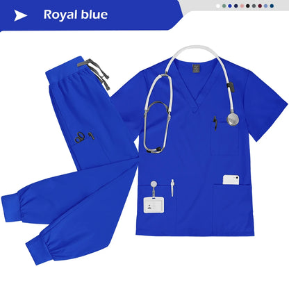 Ensemble Scrubs Infirmier Unisexe — Haut & Pantalon Jogger Médical - BLACKBEARD OUTDOOR INDUSTRIES