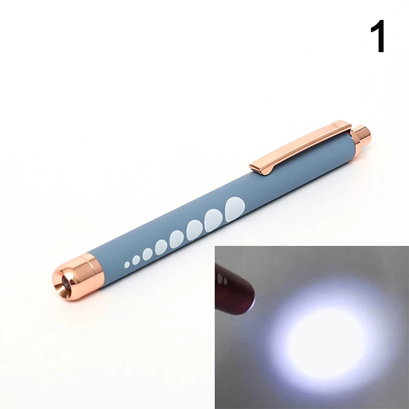 Stylo-Lampe Médical LED – Lampe de Poche Mini Infirmier & Médecin Lumière Blanche/Jaune
