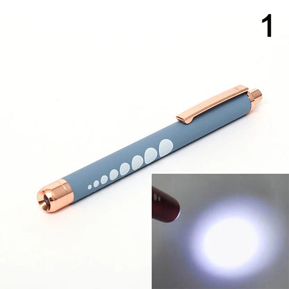 Stylo-Lampe Médical LED – Lampe de Poche Mini Infirmier & Médecin Lumière Blanche/Jaune